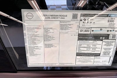 2026 Nissan Rogue Dark Armor AWD