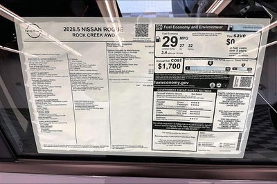 2026 Nissan Rogue Rock Creek AWD - Premium Package