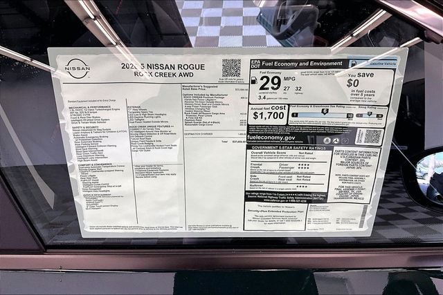 2026 Nissan Rogue Rock Creek AWD - Premium Package
