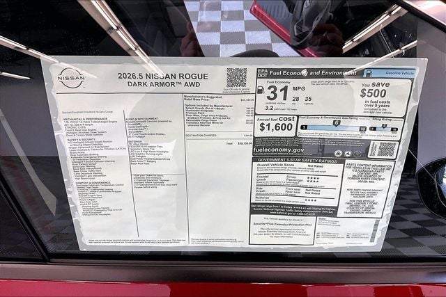 2026 Nissan Rogue Dark Armor AWD