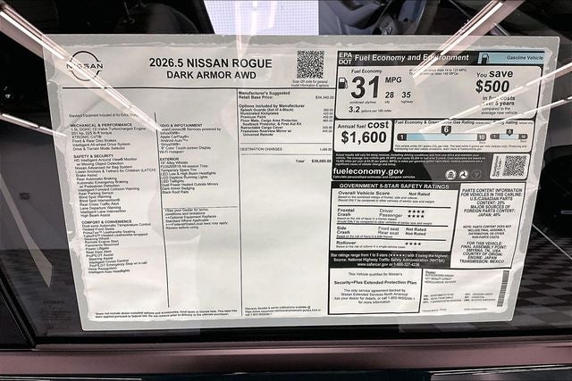 2026 Nissan Rogue Dark Armor AWD