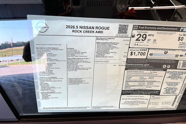2026 Nissan Rogue Rock Creek AWD - Premium Package