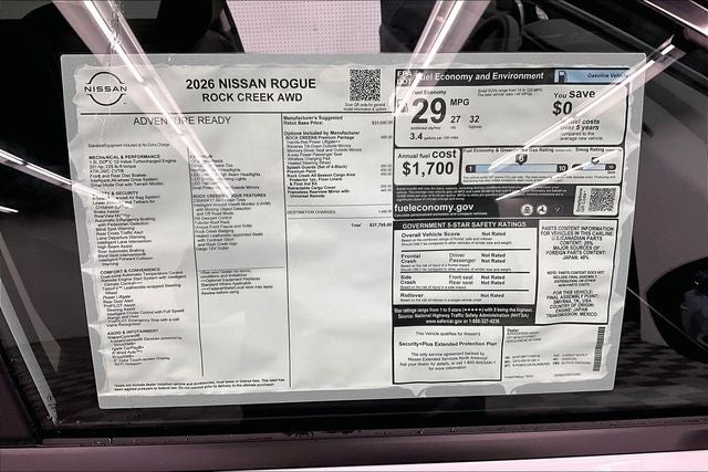 2026 Nissan Rogue Rock Creek AWD - Premium Package