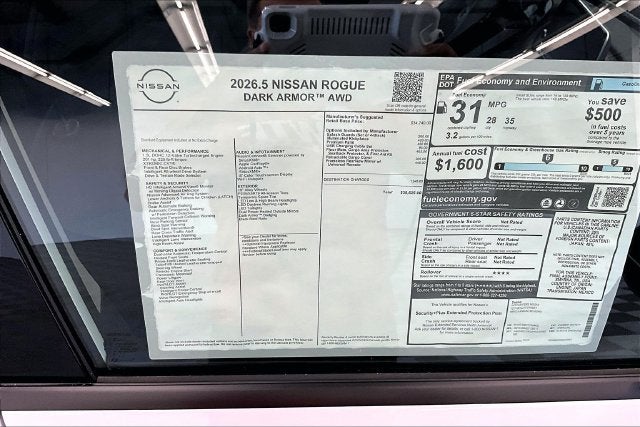 2026 Nissan Rogue Dark Armor AWD