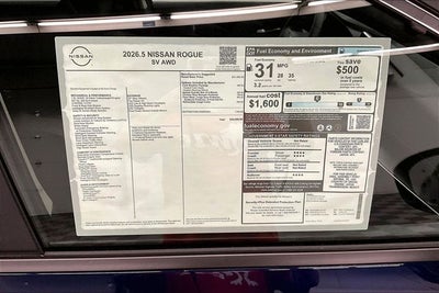 2026 Nissan Rogue SV AWD - Cold Weather Package