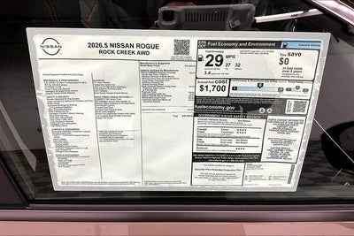 2026 Nissan Rogue Rock Creek AWD - Premium Package