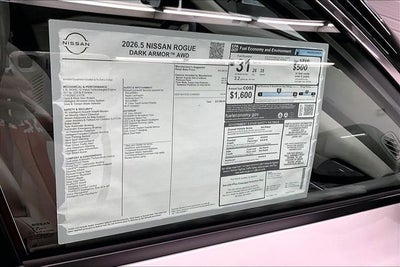 2026 Nissan Rogue Dark Armor AWD