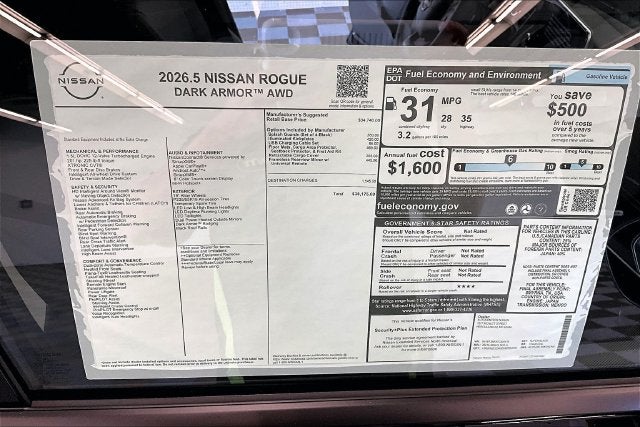2026 Nissan Rogue Dark Armor AWD