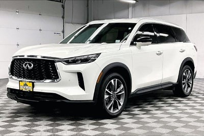 2024 INFINITI QX60 LUXE AWD-Pano Roof-Adaptive Cruise-Htd Leather