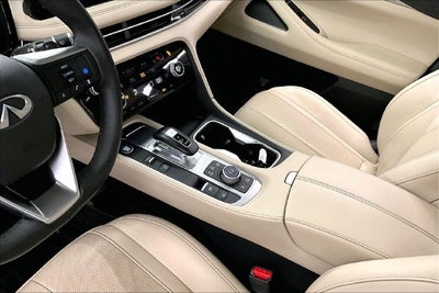 2024 INFINITI QX60 LUXE AWD-Pano Roof-Adaptive Cruise-Htd Leather