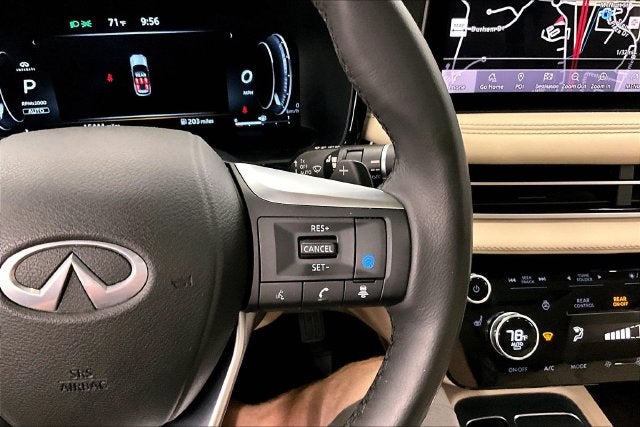 2024 INFINITI QX60 LUXE AWD-Pano Roof-Adaptive Cruise-Htd Leather