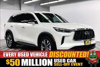 2024 INFINITI QX60 LUXE AWD-Pano Roof-Adaptive Cruise-Htd Leather