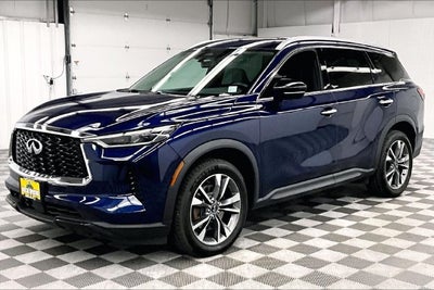 2024 INFINITI QX60 LUXE AWD-Pano Roof-Adaptive Cruise-Htd Leather
