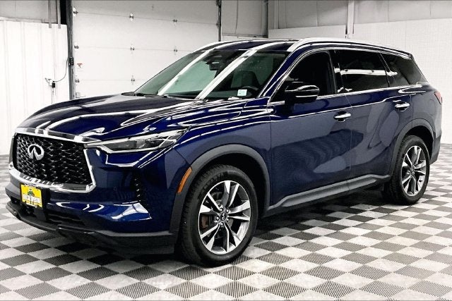 2024 INFINITI QX60 LUXE AWD-Pano Roof-Adaptive Cruise-Htd Leather
