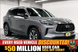 2024 INFINITI QX60 LUXE AWD-Pano Roof-Adaptive Cruise-Htd Leather