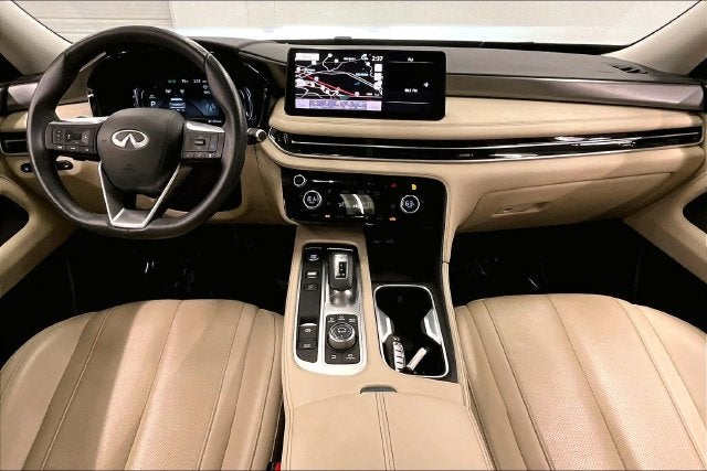 2024 INFINITI QX60 LUXE AWD-Pano Roof-Adaptive Cruise-Htd Leather