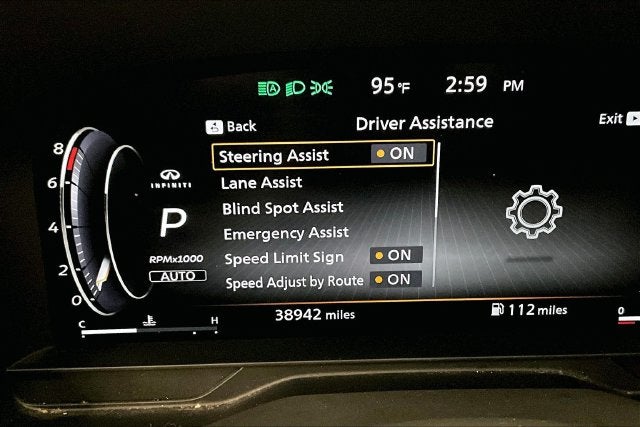 2022 INFINITI QX60 LUXE AWD-Pano Roof-Adaptive Cruise-Htd Leather
