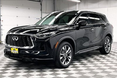2024 INFINITI QX60 LUXE AWD-Pano Roof-Adaptive Cruise-Htd Leather
