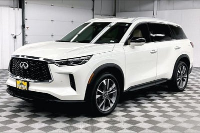 2024 INFINITI QX60 LUXE AWD-Pano Roof-Adaptive Cruise-Htd Leather