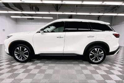 2024 INFINITI QX60 LUXE AWD-Pano Roof-Adaptive Cruise-Htd Leather
