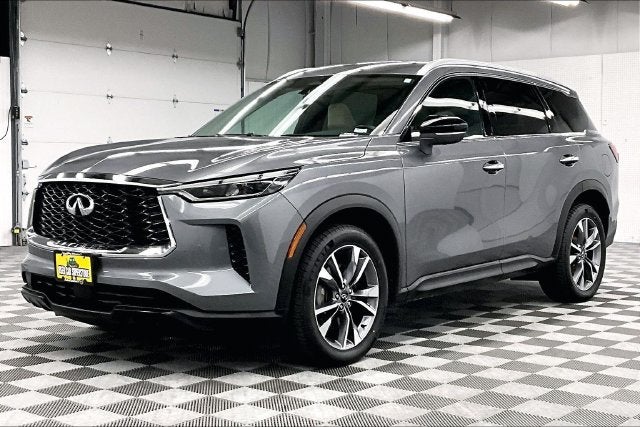 2024 INFINITI QX60 LUXE AWD-Pano Roof-Adaptive Cruise-Htd Leather
