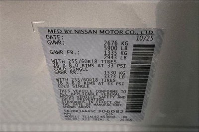 2025 Nissan Pathfinder S