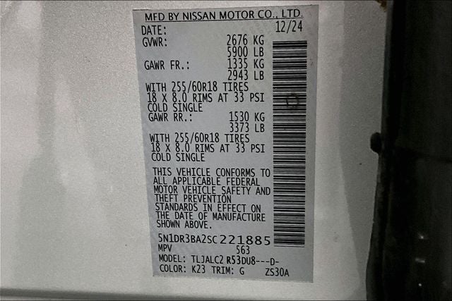 2025 Nissan Pathfinder SV Adaptive Cruise - Htd Seats - Remote Start