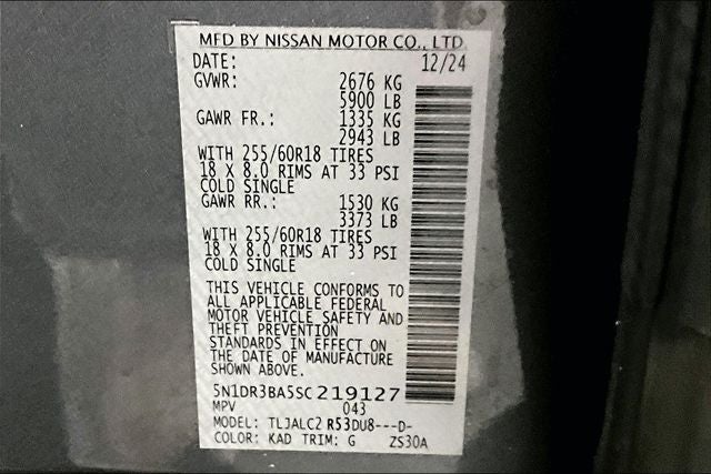 2025 Nissan Pathfinder SV Adaptive Cruise - Htd Seats - Remote Start