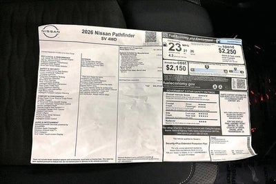 2026 Nissan Pathfinder SV