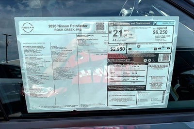2026 Nissan Pathfinder Rock Creek 4WD