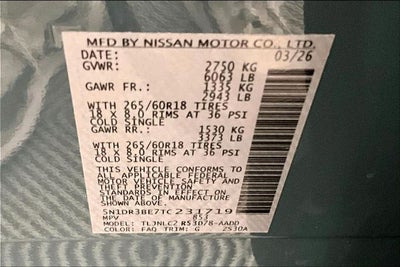 2026 Nissan Pathfinder Rock Creek