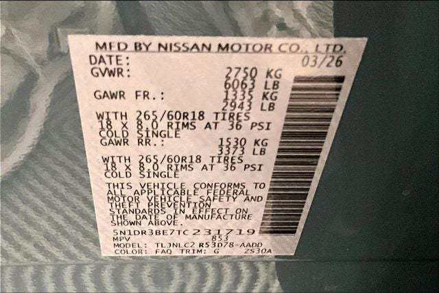 2026 Nissan Pathfinder Rock Creek