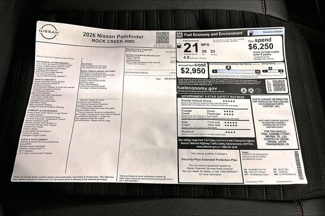 2026 Nissan Pathfinder Rock Creek