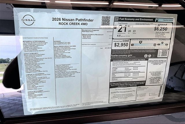 2026 Nissan Pathfinder Rock Creek