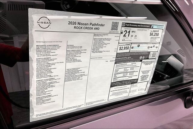 2026 Nissan Pathfinder Rock Creek 4WD - Premium Package