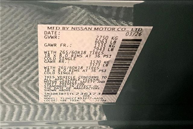2026 Nissan Pathfinder Rock Creek 4WD - Premium Package
