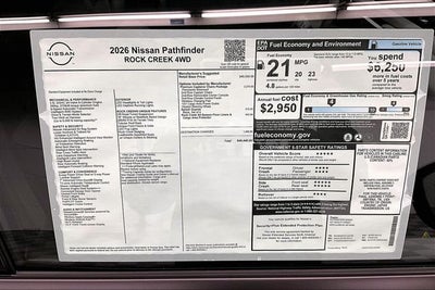 2026 Nissan Pathfinder Rock Creek 4WD - Premium Package