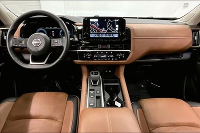 2025 Nissan Pathfinder Platinum Pano Roof-Adaptive Cruise-Htd/Cooled Leather