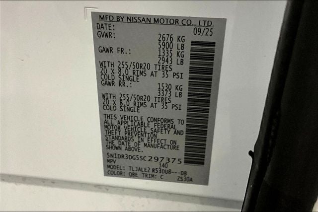 2025 Nissan Pathfinder Platinum Pano Roof - Htd/Cooled Leather - 20'' Wheels