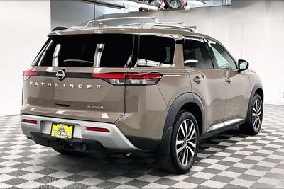 2025 Nissan Pathfinder Platinum 4x4-Pano Roof-Adaptive Cruise-Htd/Cooled Leather