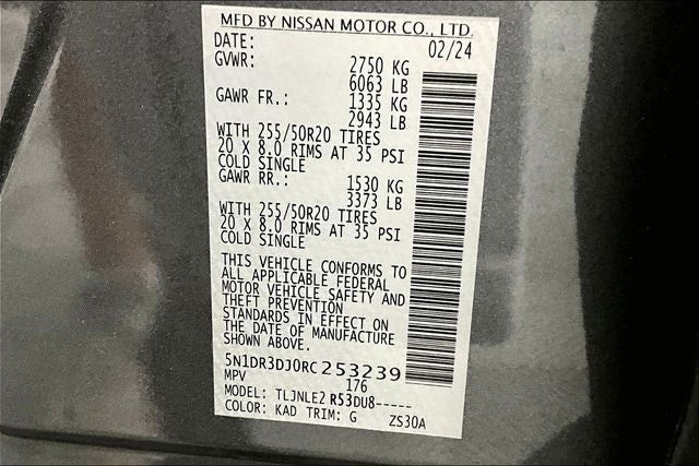 2024 Nissan Pathfinder Platinum