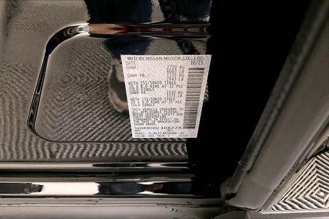 2025 Nissan Pathfinder Platinum 4WD - Black Appearance, Lighting, Cargo Pkgs