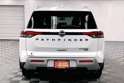 2025 Nissan Pathfinder Platinum 4WD - Black Appearance, Cargo, Lighting Pkgs