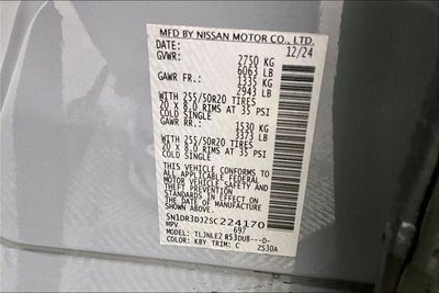 2025 Nissan Pathfinder Platinum