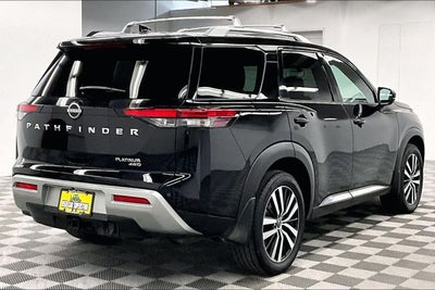 2023 Nissan Pathfinder Platinum 4x4-Pano Roof-Adaptive Cruise-Htd/Cooled Leather