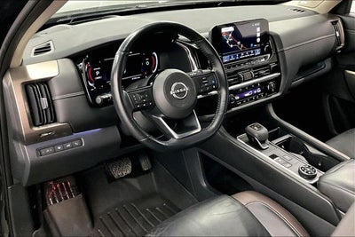 2023 Nissan Pathfinder Platinum 4x4-Pano Roof-Adaptive Cruise-Htd/Cooled Leather