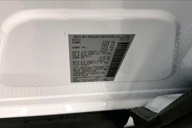 2026 Nissan Pathfinder Platinum 4WD - Accent, Captain Chairs, Cargo Pkgs