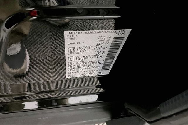 2026 Nissan Pathfinder Platinum 4WD - Captain Chairs and Cargo Pkgs