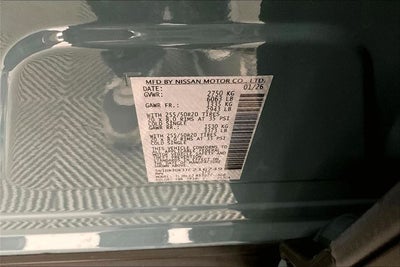 2026 Nissan Pathfinder Platinum 4WD - Captains Chairs and Cargo Pkgs