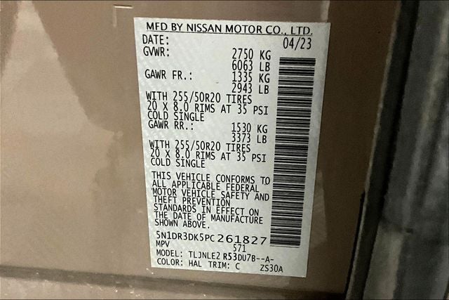 2023 Nissan Pathfinder Platinum